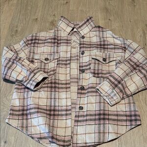 Cozy Plaid Button-Down Shacket